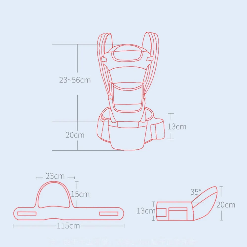 ✨ CuddleCloud™ Ergonomic Baby Carrier ✨