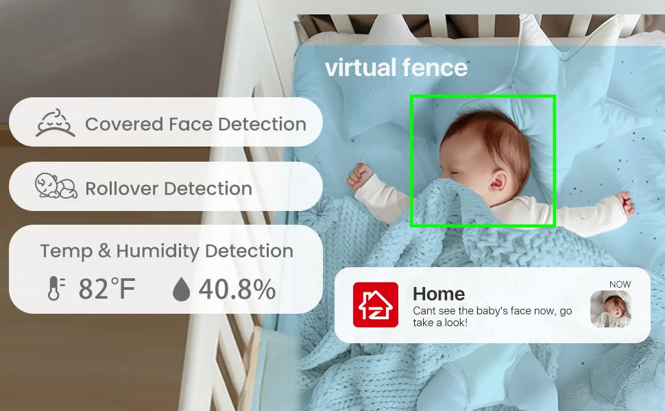 Smart Baby Pet Monitor Auto Track