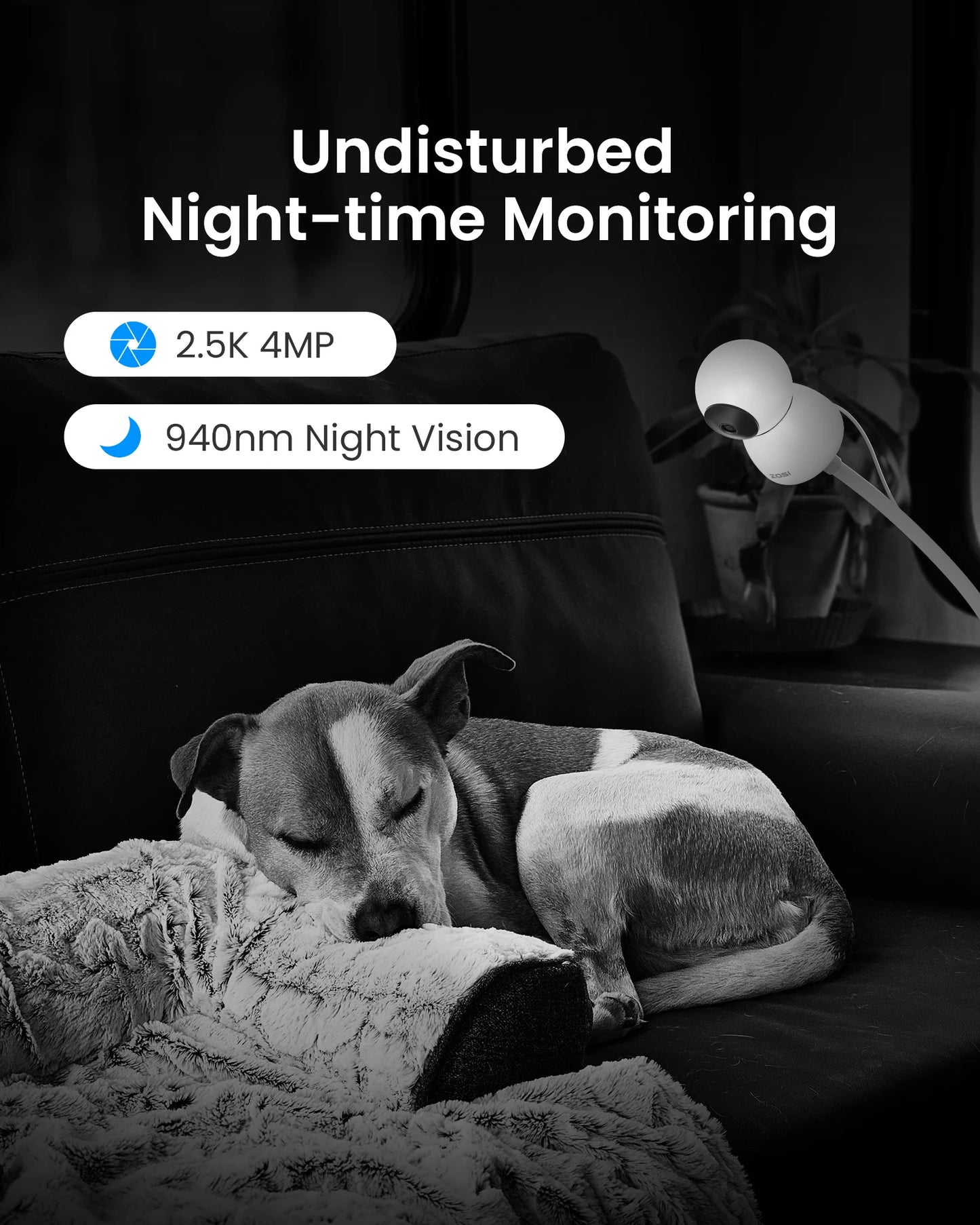 Smart Baby Pet Monitor Auto Track
