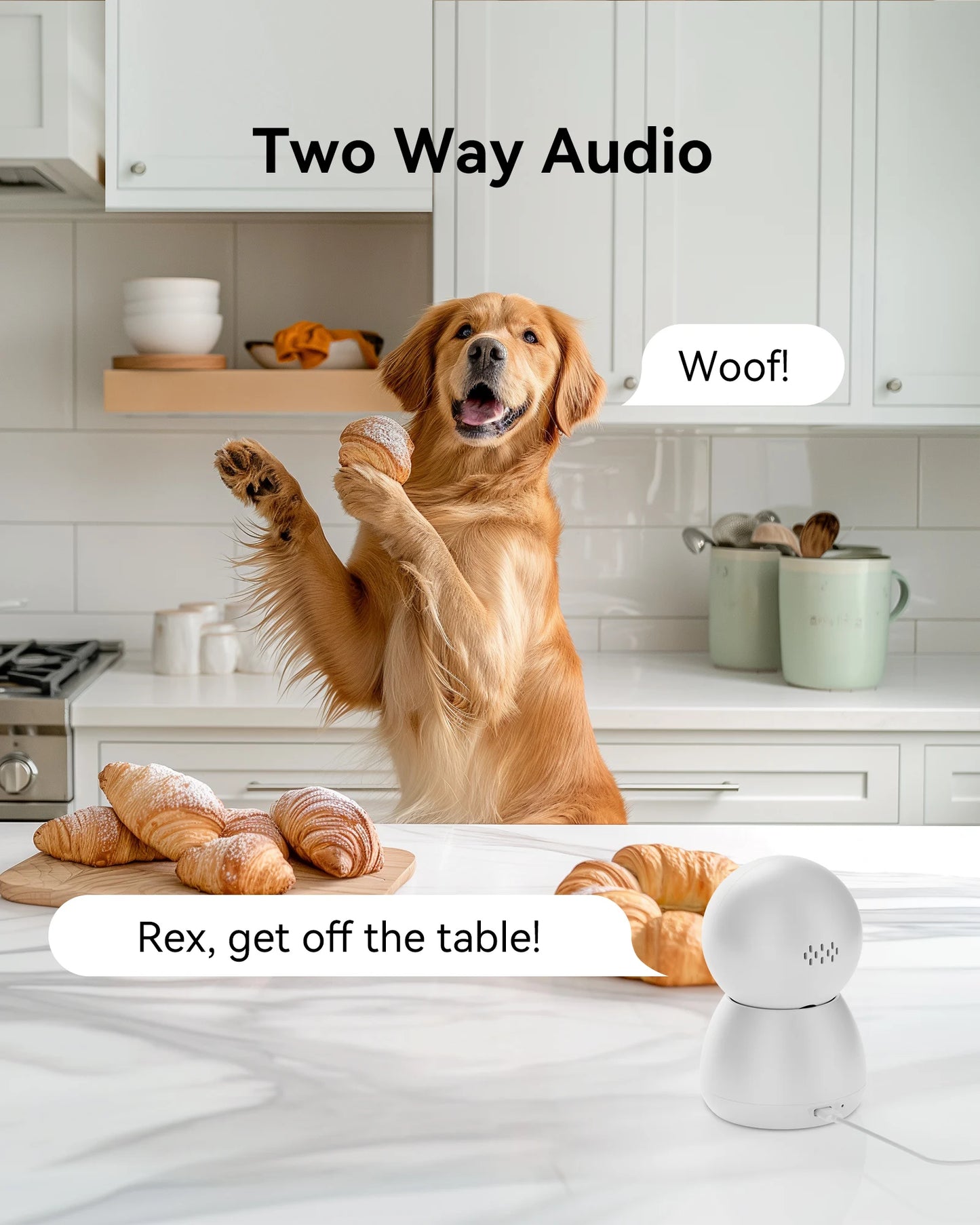 Smart Baby Pet Monitor Auto Track