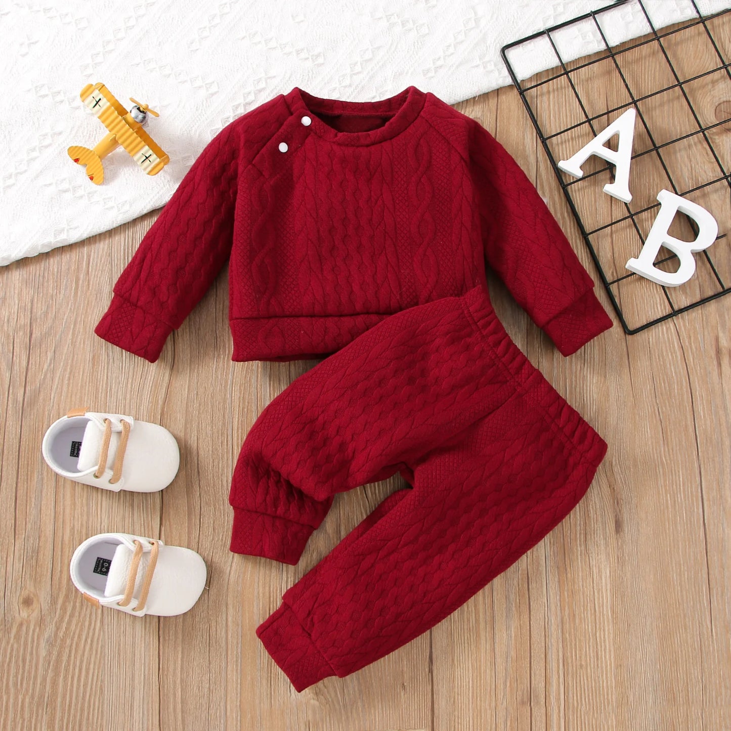 ✨ CozyCutie™ 2-Piece Baby Outfit