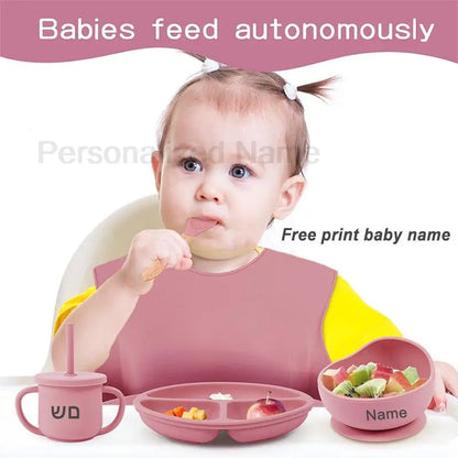 6Pcs Silicone Tableware