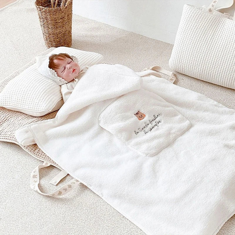 Plush baby blanket