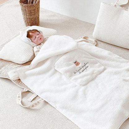 Plush baby blanket
