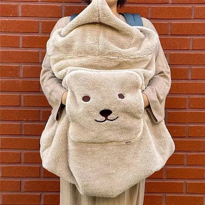 Plush baby blanket