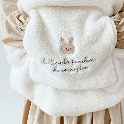 Plush baby blanket