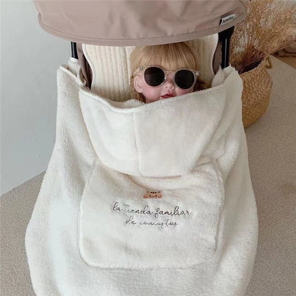 Plush baby blanket
