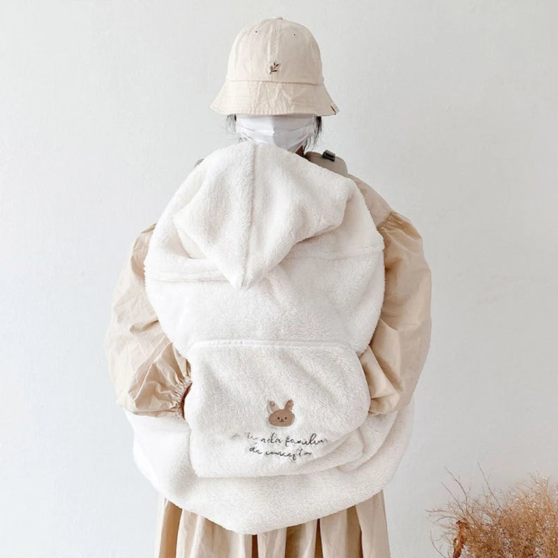 Plush baby blanket