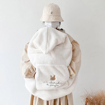 Plush baby blanket