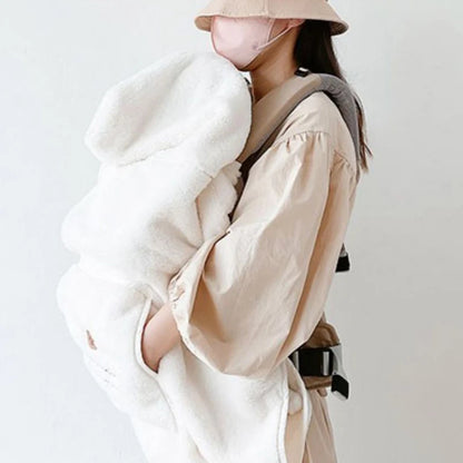 Plush baby blanket