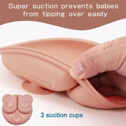6Pcs Silicone Tableware